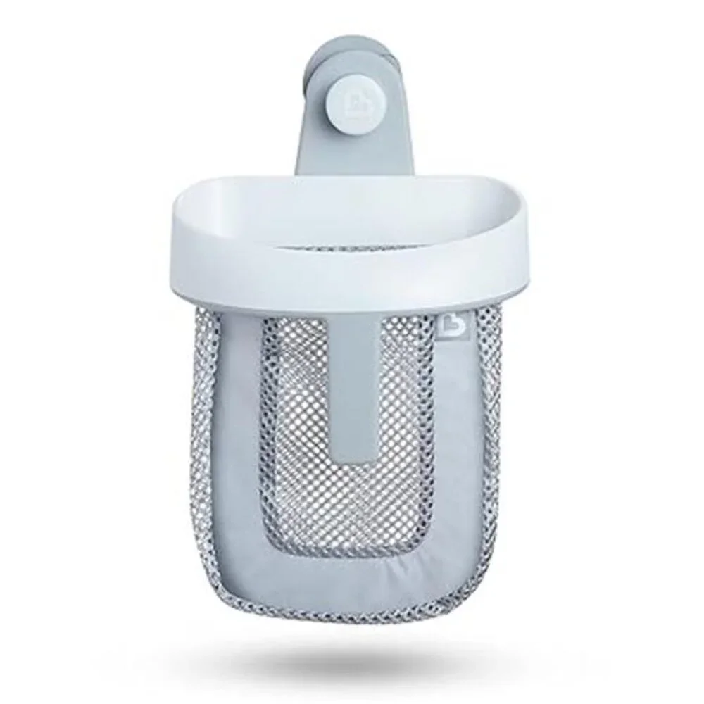 Hanging Bath Toy Storage with Quick Drying Mesh, Grey